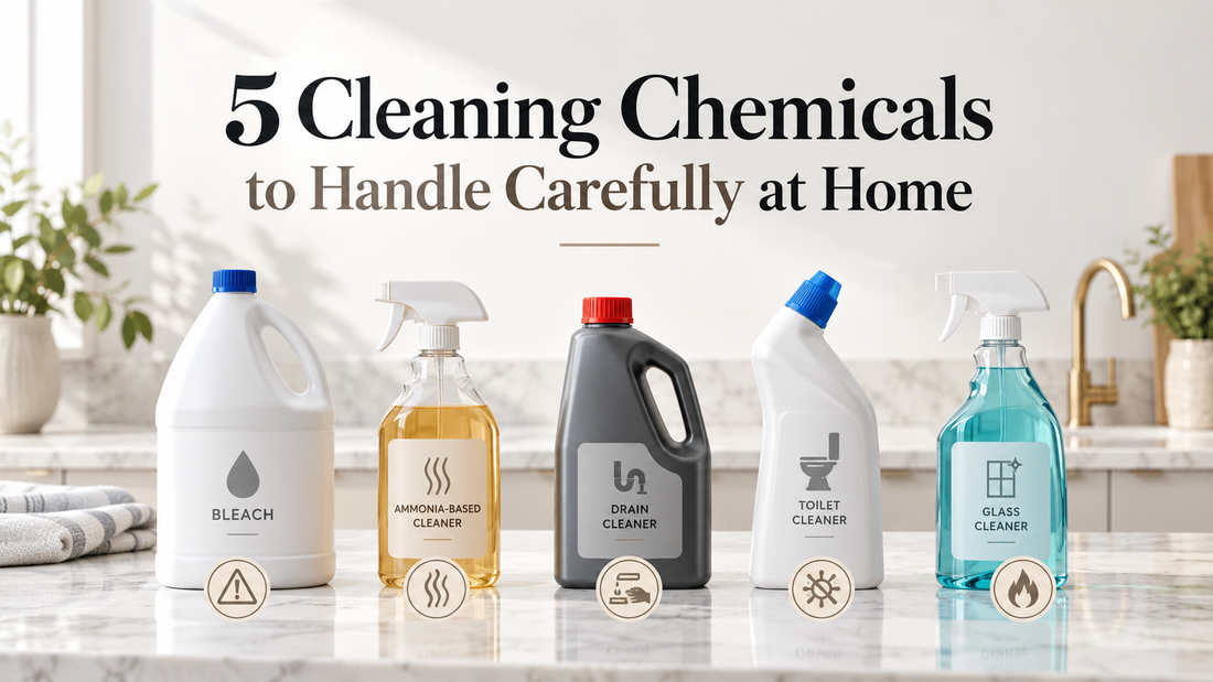 5 Cleaning Chemicals to Handle Carefully at Home